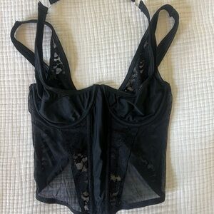 Elegant Black Lace Bra